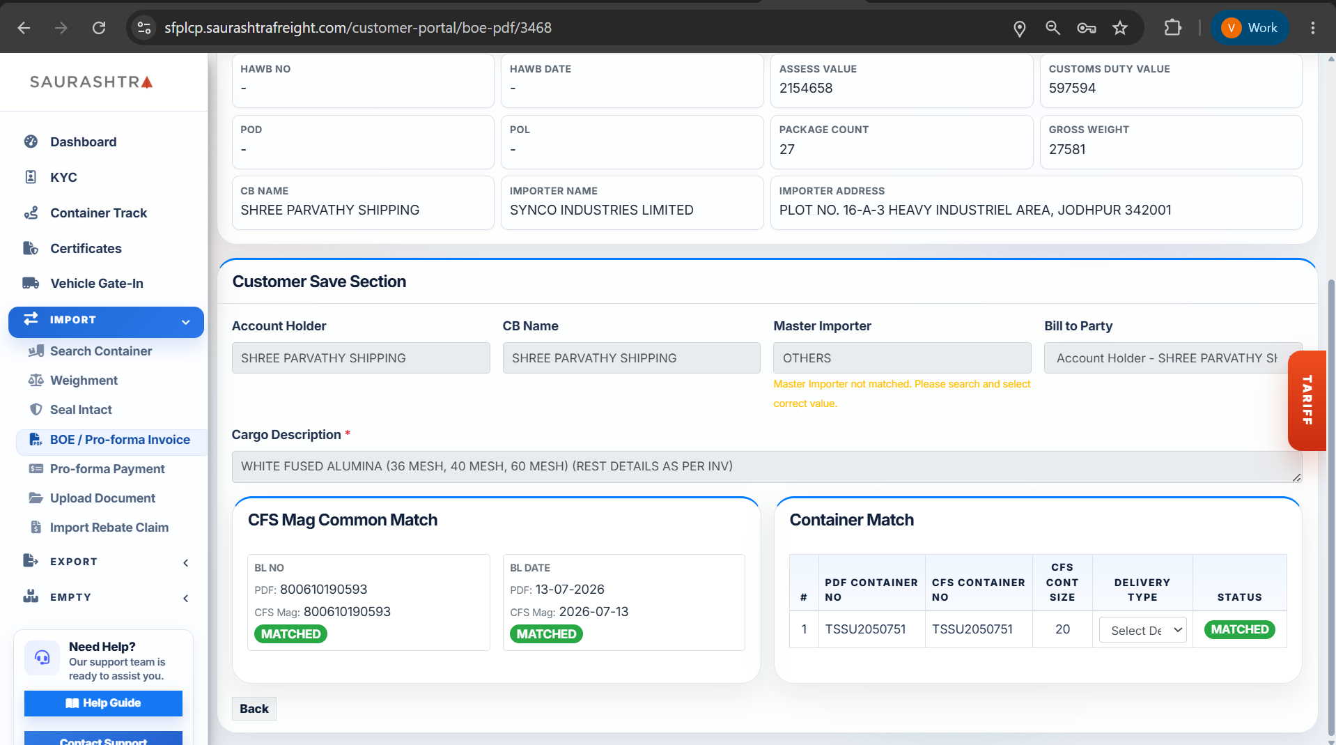 Billing & Account Holder Configuration